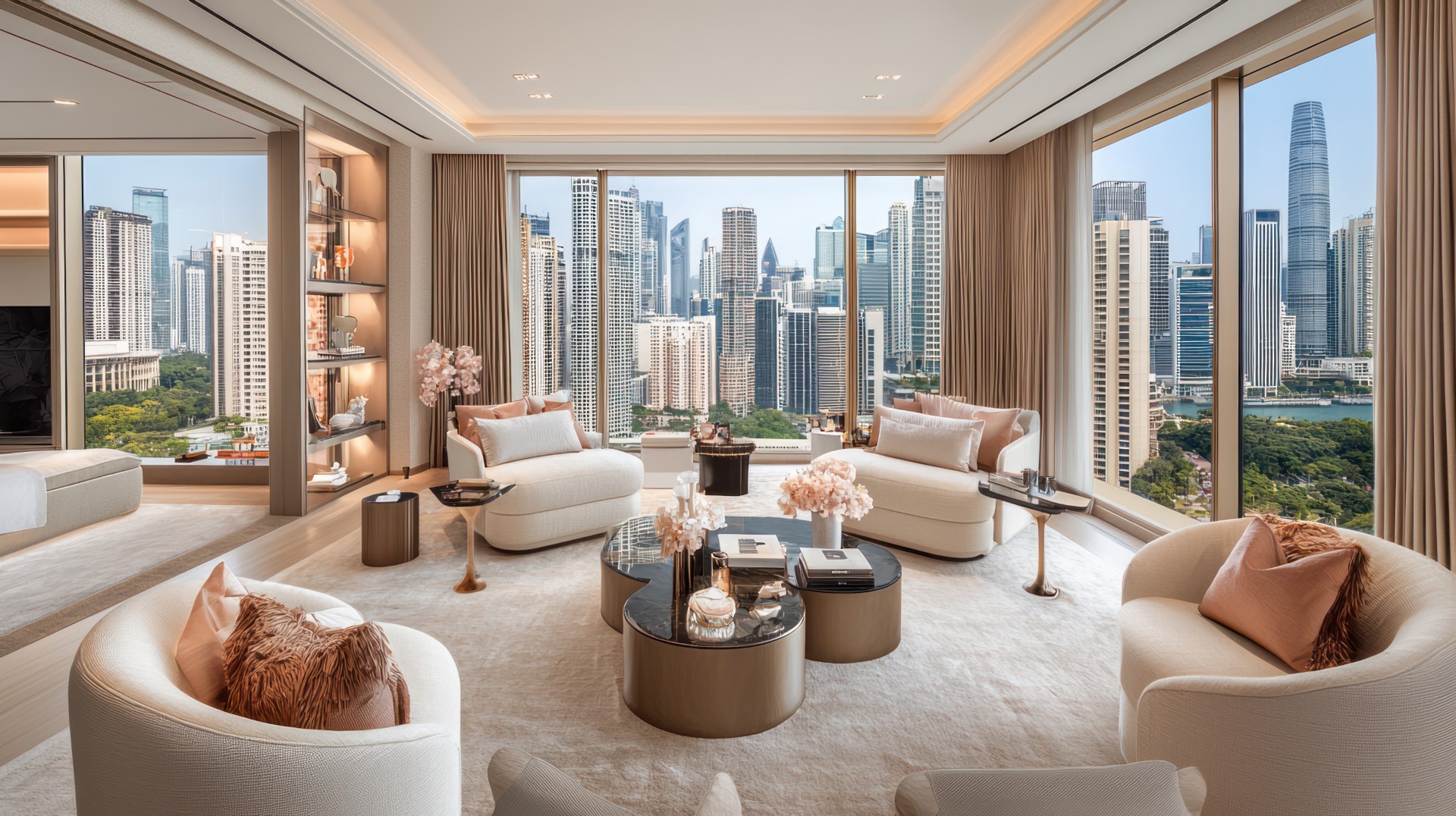 Dubai luxury skyline